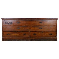 Antique Tailor Shop Store Counter