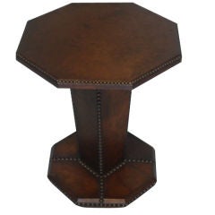 Antique French Leather Table