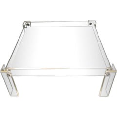 Square Lucite Coffee Table