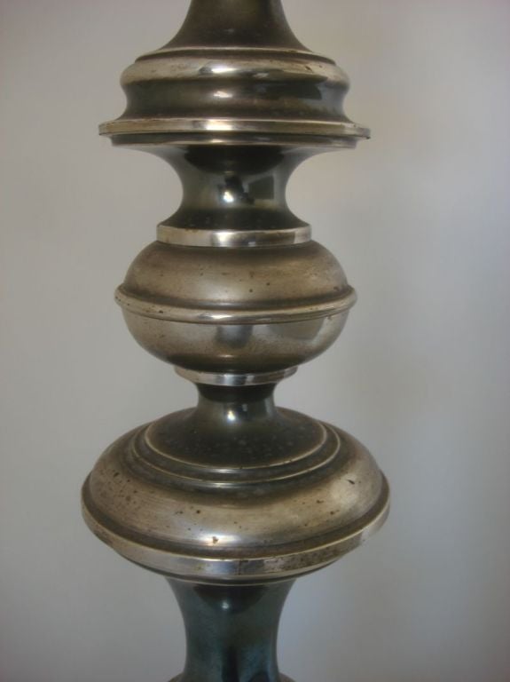 Vintage Bronzed Metal Horse Head Floor Lamp