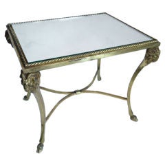 Vintage Gilded Brass Side Table