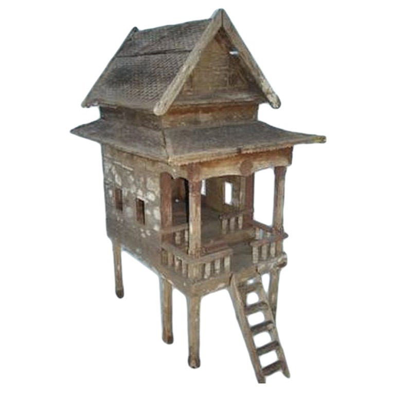 Antique Thai Spirit House