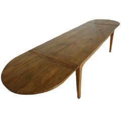 Vintage Wine Tasting Table in Pear Wood