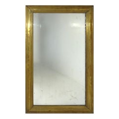 Antique Brass Bar Mirror