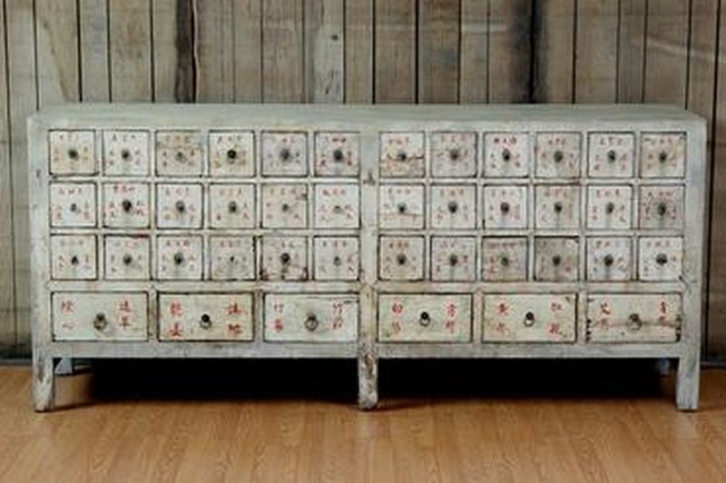 Antique Chinese Medicine Cabinet