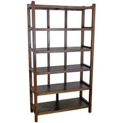 Antique Chinese Elm Bookcase