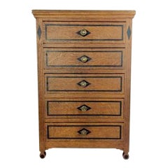 Antique English Model Five Drawer Chest