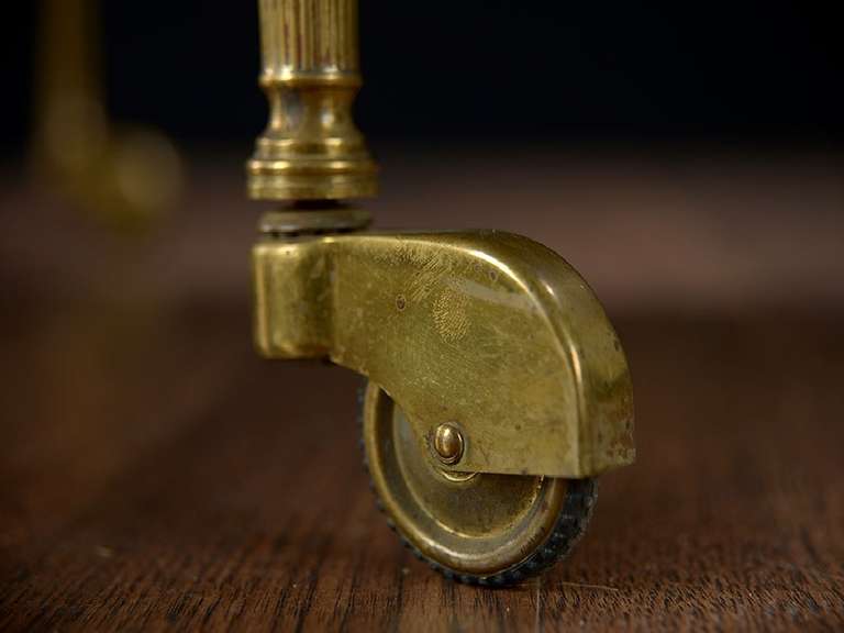 Vintage Brass Bird’s Head Bar Cart 4