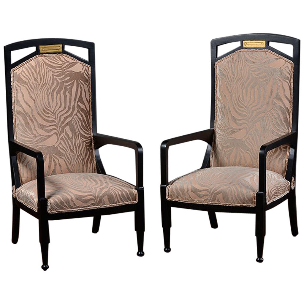 Pair of Vienne Armchairs For Sale