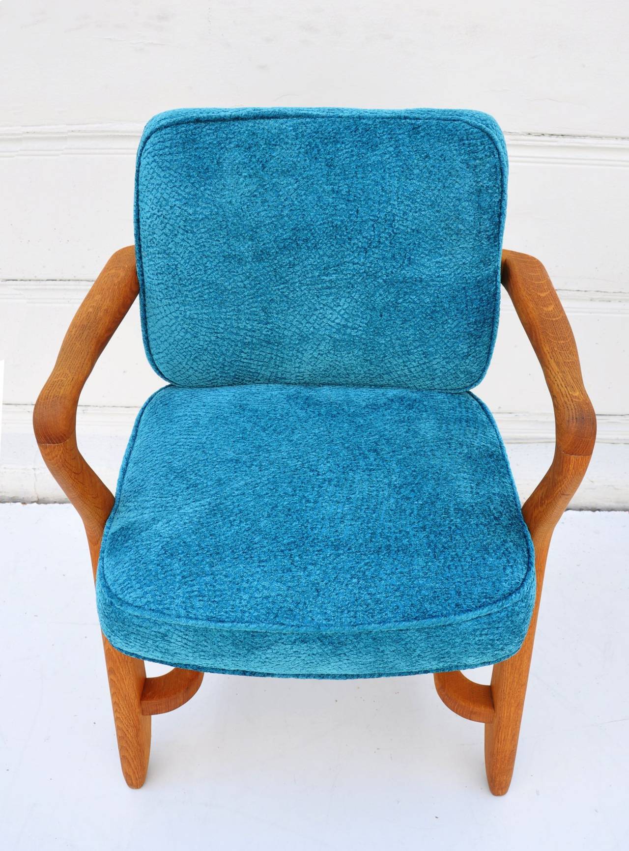 Upholstery Pair of Vintage Mid Century Armchairs For Sale