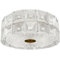 Carl Fagerlund for Orrefors 2 Tiered Glass Chandelier / 5 Available 11