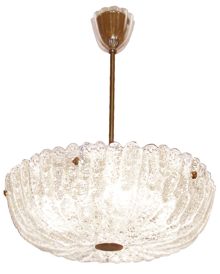 Carl Fagerlund for Orrefors Crystal Chandelier / 3 Available