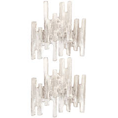 Pair of J. T. Kalmar Champagne Glass Sconces, Two Pairs Available 6