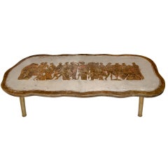 Philip and Kelvin LaVerne Romanesque Bronze Coffee Table