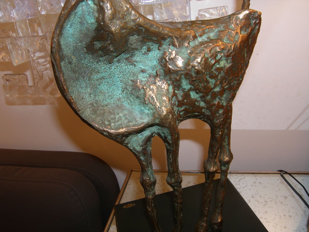 American Abstract Bronze Horse by Curtis  Jere