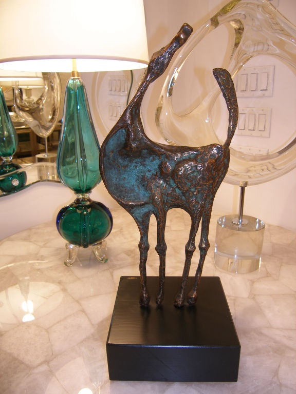 Abstract Bronze Horse by Curtis  Jere 2