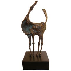 Abstract Bronze Horse by Curtis  Jere