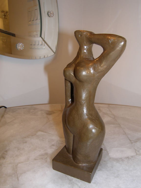 Abstract Female Nude Sculpture by Andre Rhedey