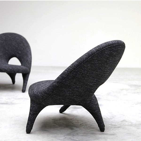 Pair of Arabesk Lounge Chairs by Folke Jansson 2