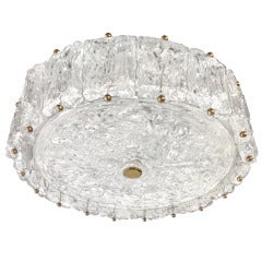 Venini Textured Glass Fixture 12
