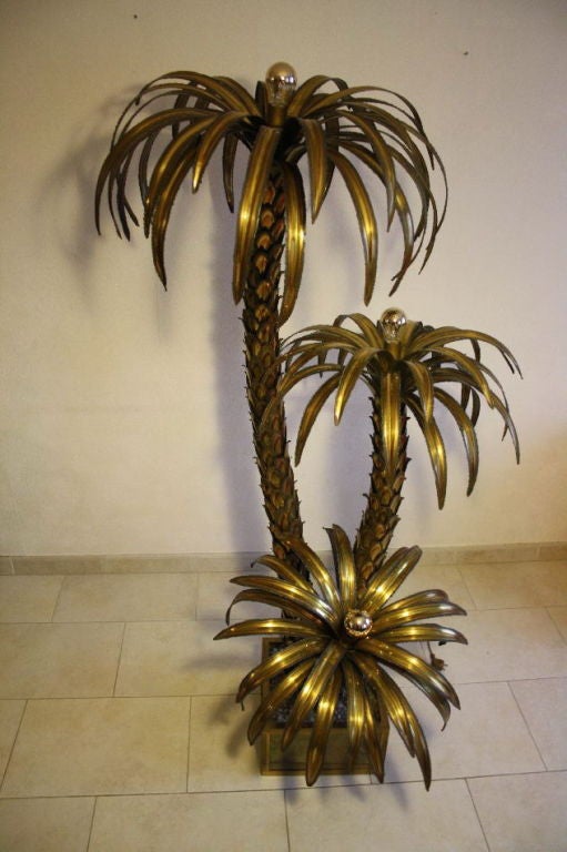 Maison Jansen Palm Tree Floor Lamp 1