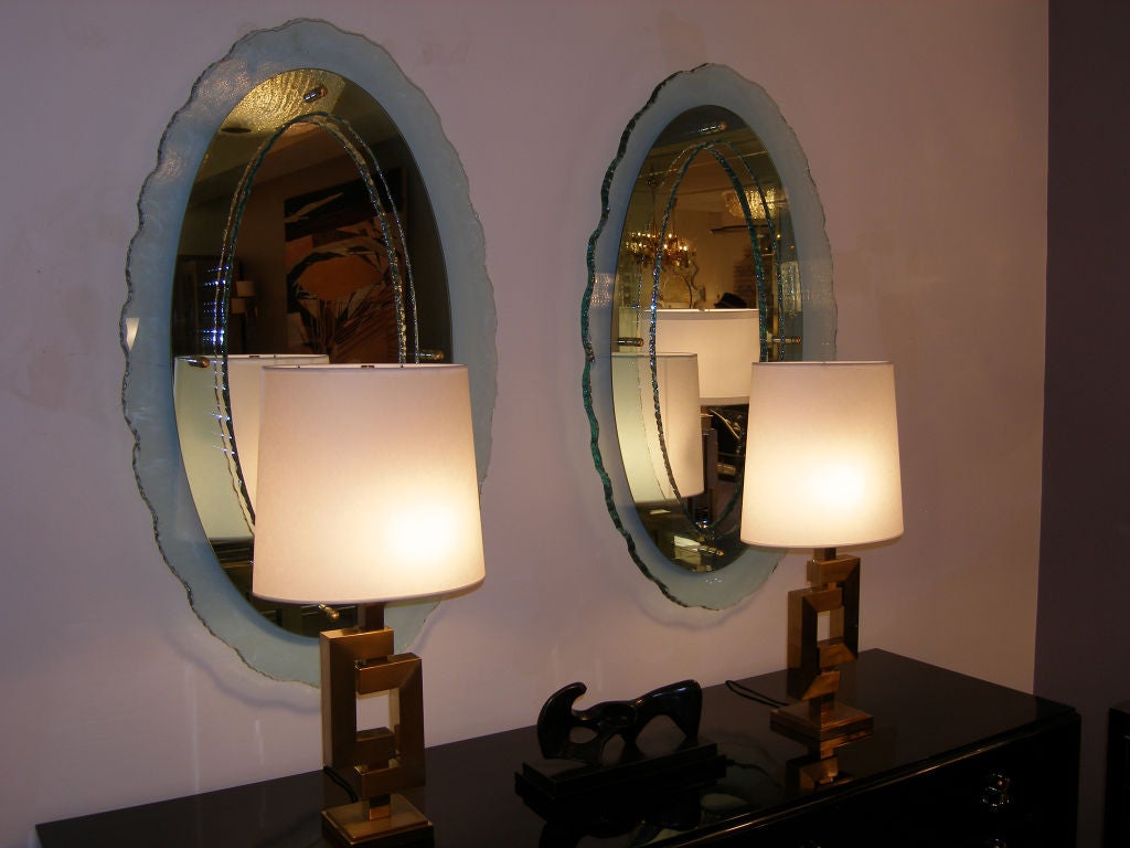 Pair of Italian Mirrors In Excellent Condition For Sale In New York, NY