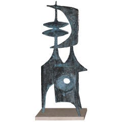 Bronze Abstract Sculpture by BJ Las Ponas