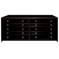 Paul Frankl Ebonized Walnut Dresser 1