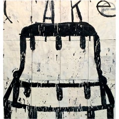 Used "Cake" Oil on Paper Bags by Gary Komarin