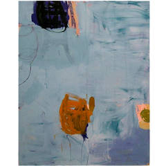 "She Don't Get The Blues In The Blue Room" Oil on Canvas by Gary Komarin 9