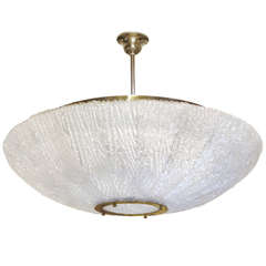 Venini Textured Glass Chandelier 11