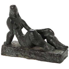 Helge Holmskov (1912 - 1982) "Model" Bronze Reclining Figure 7