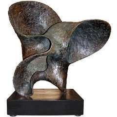 Abstract Bronze Sculpture from the Oceania Series by Seena Donneson