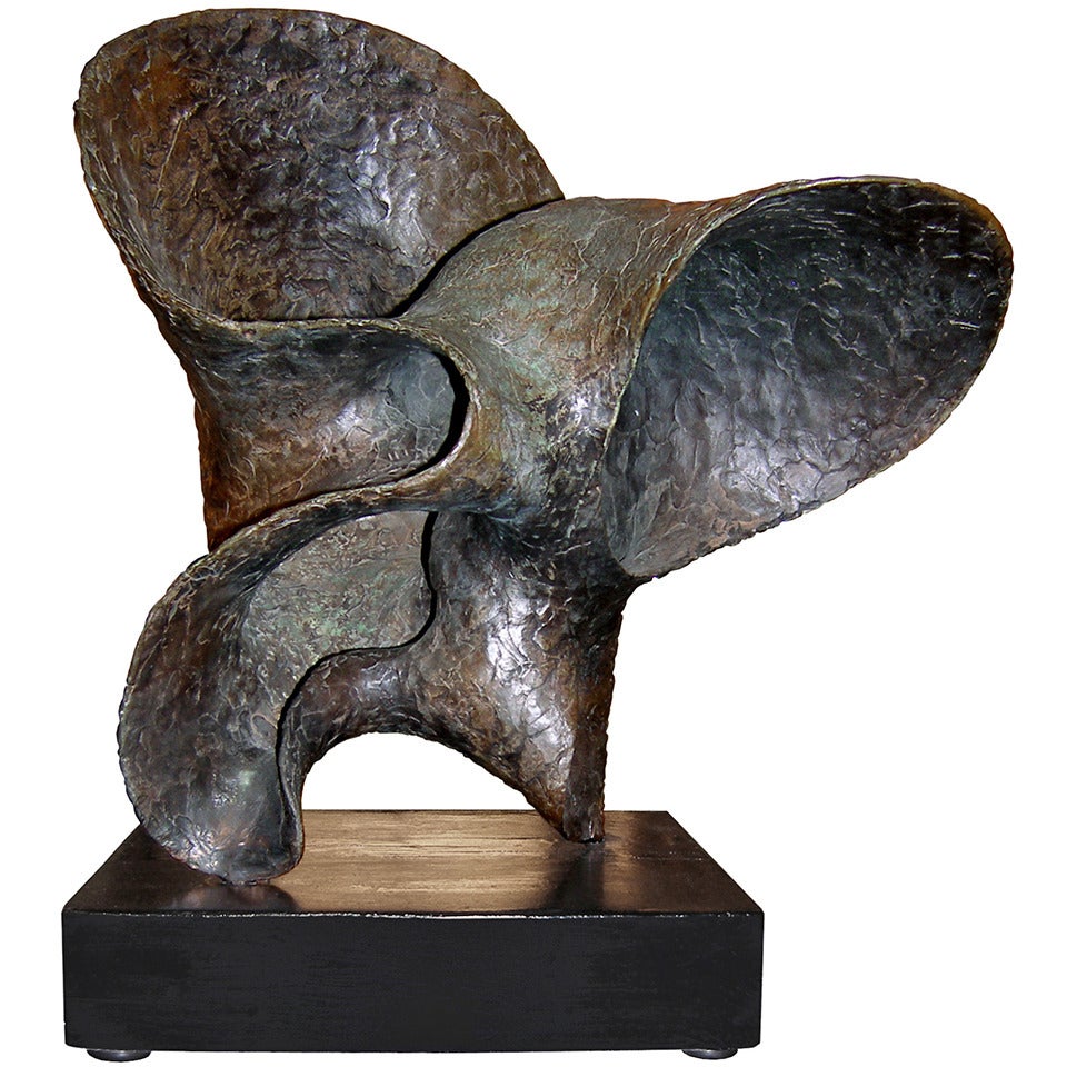 Abstract Bronze Sculpture from the Oceania Series by Seena Donneson For Sale