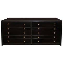 Paul Frankl Ebonized Walnut Dresser