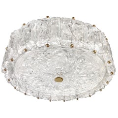 Venini Textured Glass Fixture