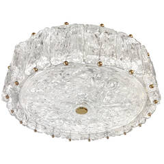 Venini Textured Glass Fixture 9