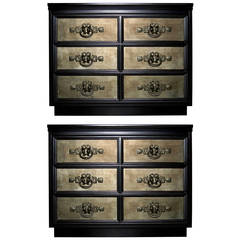 Pair of Bernhard Rohne for Mastercraft Dressers