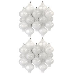 Pair of J. T. Kalmar Tulipan Glass Sconces