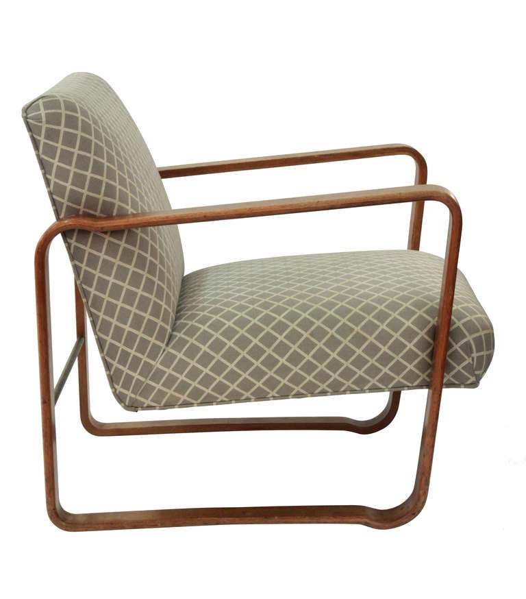 Pair of Rare "Modern Morris Chairs" by Edward Wormley