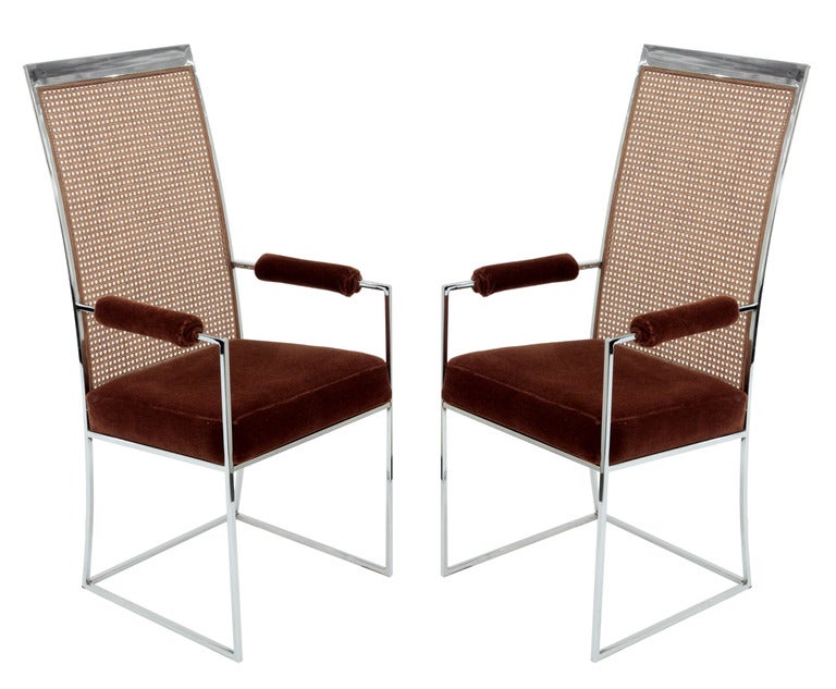 Set of 8 Dining Chairs By Milo Baughman