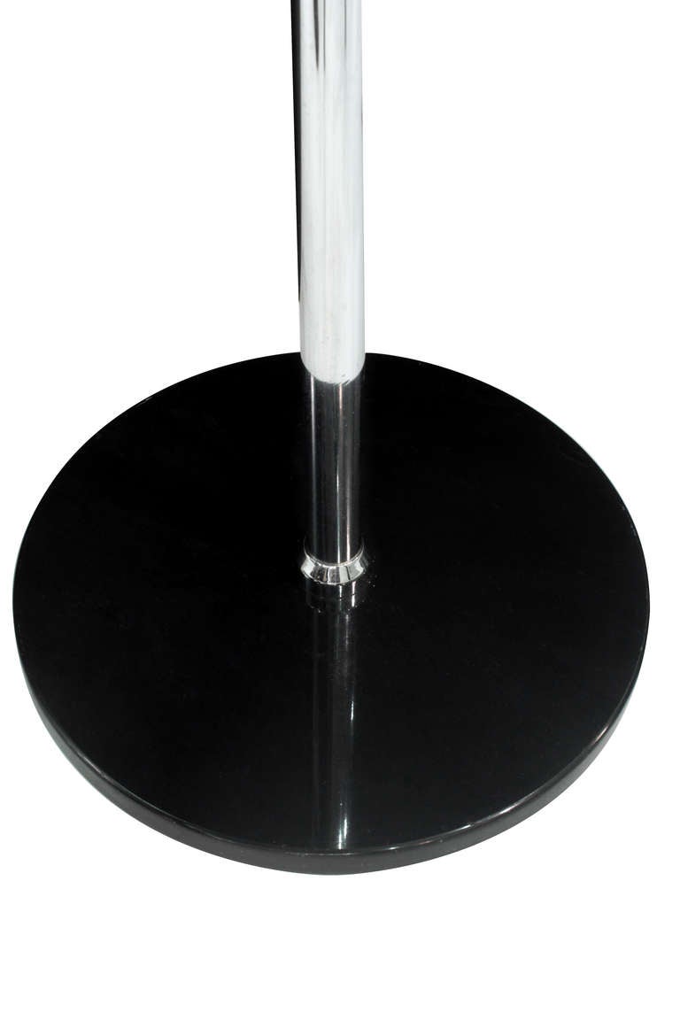 Adjustable Polished Steel Floor Lamp by Arredoluce In Excellent Condition In New York, NY