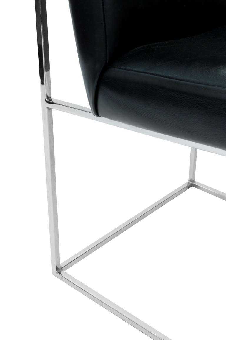 Mid-20th Century Architectural Chair by Milo Baughman