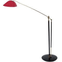 Rare Floor Lamp in Brass by Arredoluce
