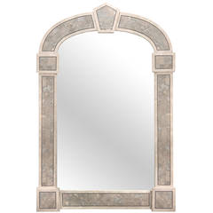 Mirror with Frame in Tesselated Coral by Maitland Smith