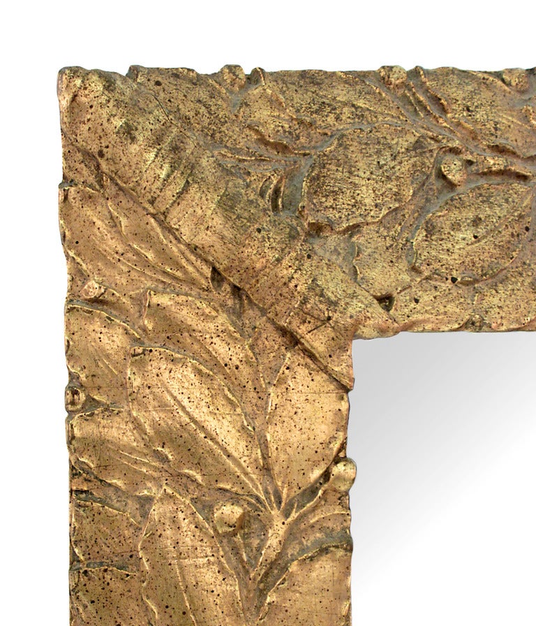 Hand-carved Gilded Mirror by Friedman Brothers Decorative Arts Inc.