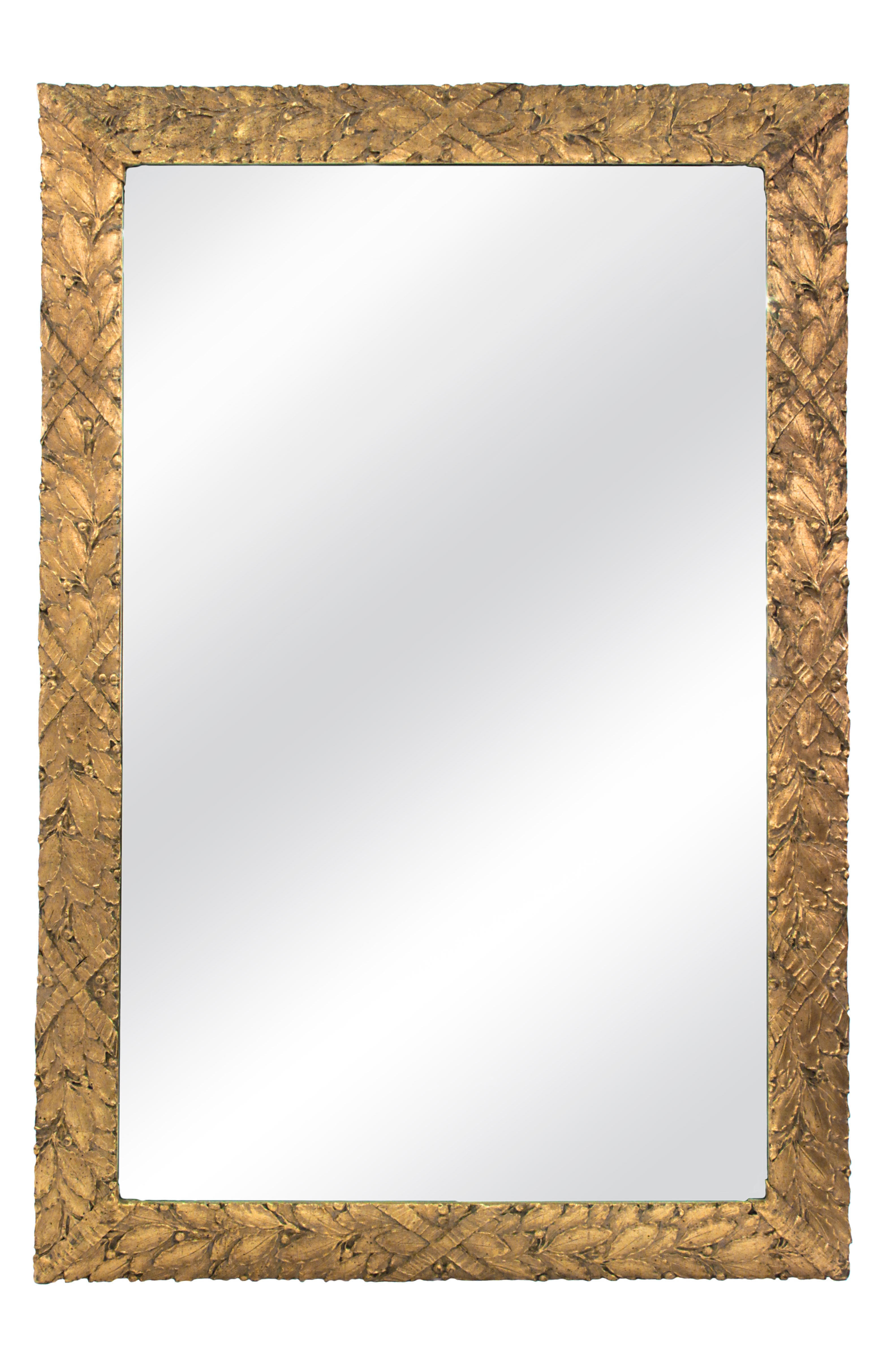 Handcarved Gilded Mirror by Friedman Brothers Decorative Arts Inc. at