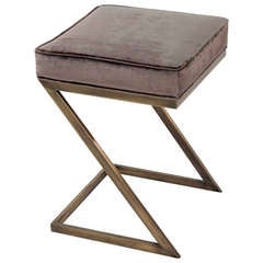 Sculptural Bronze Stool