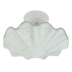 Sea Shell Ceiling Fixture in Plaster by Sirmos