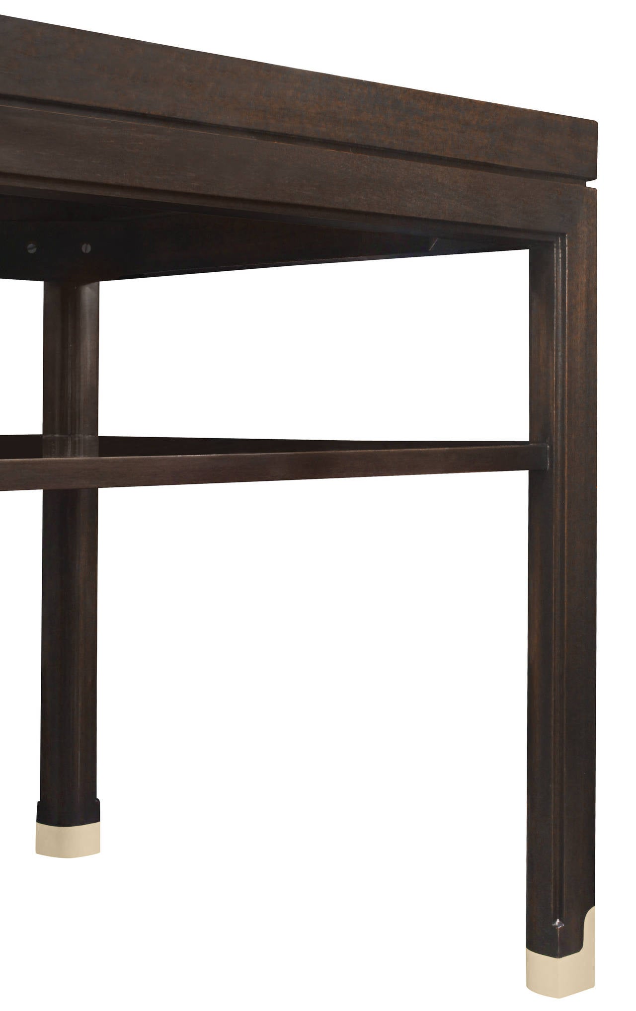 Hand-Crafted Long Console Table in Mahogany by Tommi Parzinger 1960s For Sale